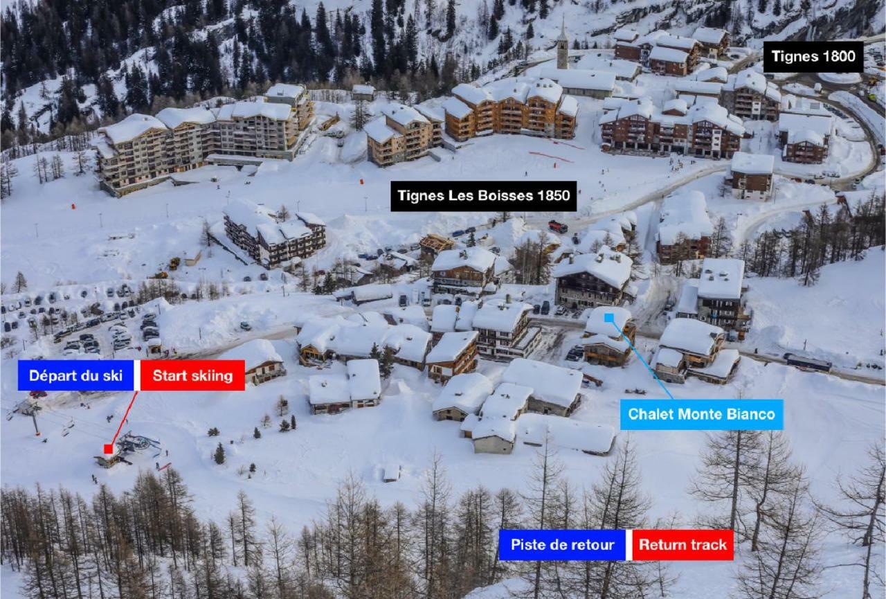 Chalet Monte Bianco Tignes Eksteriør bilde